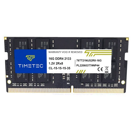 Timetec 16GB DDR4 2133MHz PC4-17000 Non-ECC Unbuffered 1.2V CL15 2Rx8 Dual Rank 260 Pin SODIMM Laptop Notebook PC Computer Memory RAM Module Upgrade (16GB)