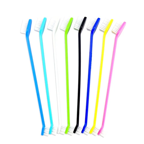 Newday Dog Toothbrush Set of 8 - Dual Headed, Dental Hygiene Convenient Soft Toothbrush to Clean pet Teeth, Dog Tooth Brushes for Small to Large Dogs, Cats, and Most Pets, Teeth Brush in Bulk