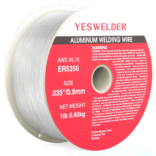 YESWELDER Magnesium Aluminum Welding Wire ER5356 .035-Diameter, 1-Pound Spool
