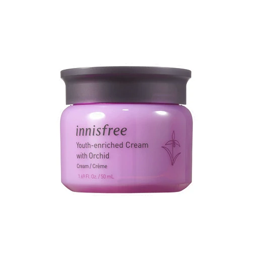 innisfree Orchid Youth Enriched Cream Hyaluronic Acid Face Moisturizer, 1.69 Fl Oz (Pack of 1)