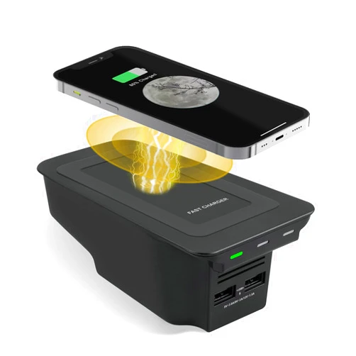 COTAZA Car Wireless Phone Charger for Volvo 2017-2022 XC90 XC60 S90 S60 V90 V60 2023 2022 2021 2020 2019 2018 2017 Center Console Accessories Charging Pad