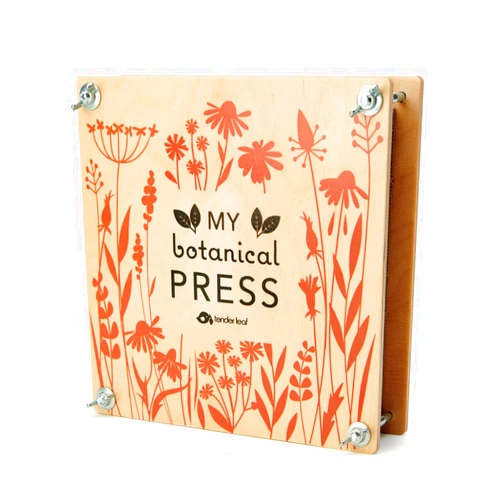 Tender Leaf Toys - My Botanical Press - 8.3 x 8.3 Inch 10 Layers Flower Press, DIY Dried and Preserved Flowers and Leaves, Plants Art & Crafts kit - Age 3+