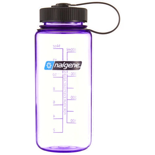 Nalgene Sustain Tritan BPA-Free Water Bottle Made with Material Derived from 50% Plastic Waste, 16 OZ, Wide Mouth