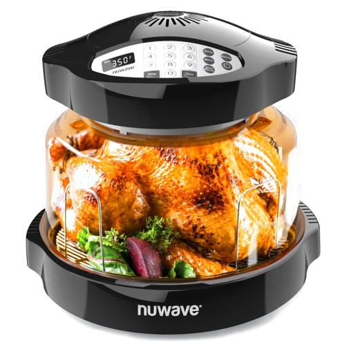 Nuwave Pro Plus 2 Infra-Red Oven, Countertop, Convection, Cook Fresh or Frozen, No Defrosting or Preheating, Cook Healthy, 360 Surround Heat, Adjustable Temps, 100 Presets, 50 Memory, Tough Power Dome