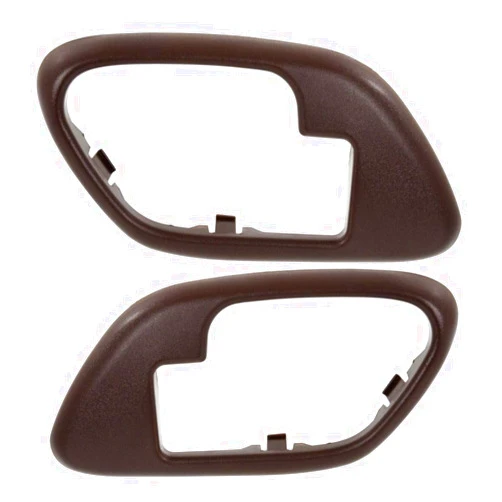 Puijifuc Door Handle Trims Set of 4 Front Driver & Passenger Side Inner Interior Inside (Red) for GMC for Yukon SLE/SLT 1995-1999 & SL 1996-1997 & Denali 1999-2000 15708085 15708086