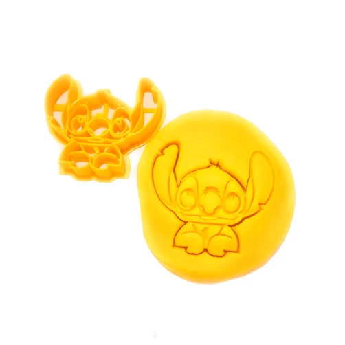 Generic T3D Cookie Cutters Stitch Cookie Cutter, Suitable for Cakes Biscuit and Fondant Cookie Mold for Homemade Treats