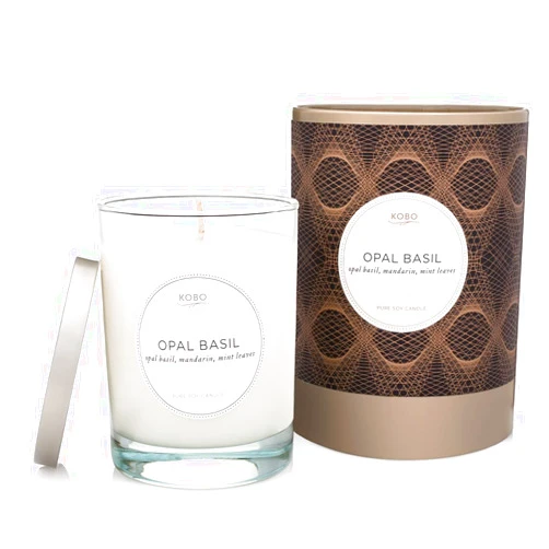 Kobo Candles Kobo Soy Candle, Opal Basil