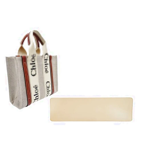 KEEPBLING Base Shaper for Chloe Woody Tote Small PU Leather Purse Insert Bag in Bag