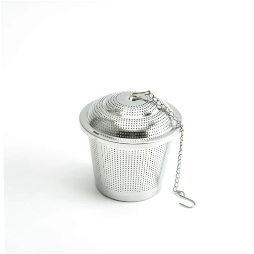 TMOST Tea Ball Infuser, Stainless Steel Fine Mesh Tea Ball Strainers with Extended Chain, Tea Filters for Loose Leaf Tea, Spices and Seasonings (Large)