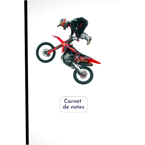 Malena Carnet de notes de motocross: le cadeau iséal pour tout pasionné de moto ! (French Edition)
