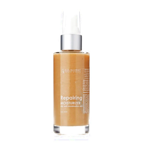 R.D. ALCHEMY RD Alchemy - 99% Natural & Organic Repairing Moisturizer for Normal to Oily Skin - Perfect for Acne, blemish scars, dry, damaged skin that needs a lightweight, healing moisturizer with peptides and