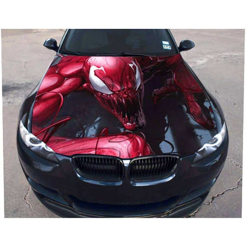 Stikka Stikka Vinyl Car Hood Wrap Full Color Graphics Decal Carnage Sticker Sticker 54