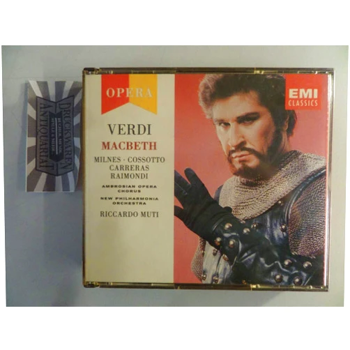 Verdi (Composer), Muti (Conductor), New Philharmonia Orchestra (Orchestra), Milnes (Performer), Raimondi (Performer), Carreras (Performer), Ambrosian Opera Chorus (Performer) & 4 more Format: Audio CD Macbeth-Complete Opera