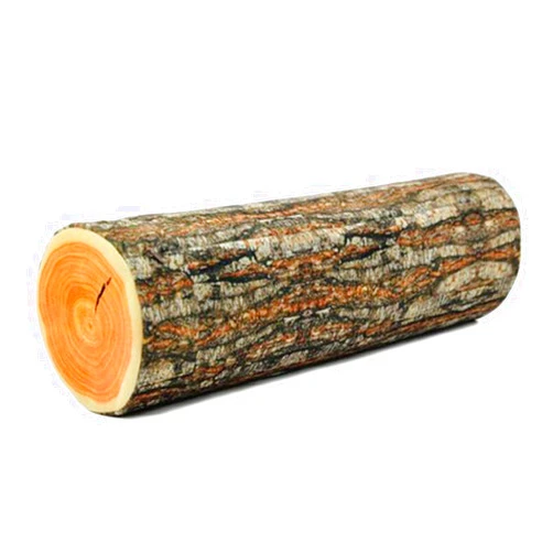 Edtoy ODN Creative Natural Wood Design Long Soft Chair Cushion Pillows Head Lumbar Rest Pillow Home Couch Decorative Pillow