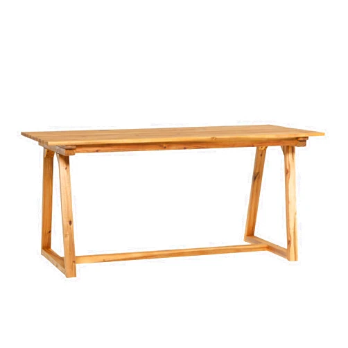 Walker Edison Tahnee Dining Table, Natural