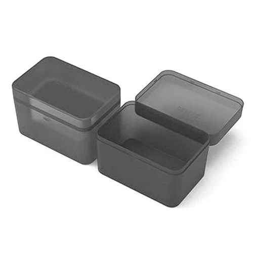 DSPIAE Box-4 Large Black Plastic Accessory Storage Box