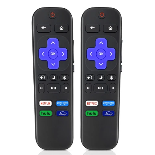 Heart harbor (Pack of 2) Replacement Remote Control Only for Roku TV, Compatible for TCL Roku/Hisense Roku/Onn Roku/Insignia Roku/Element Roku/Westinghouse Roku/Philips Roku Smart TV【Not for Roku Stick and Box】