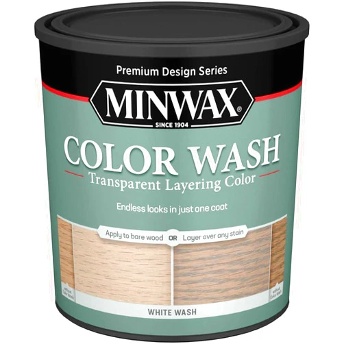 Minwax qt Minwax 618604444 White Wash Color Wash Transparent Layering Color Stain, Semi-Transparent