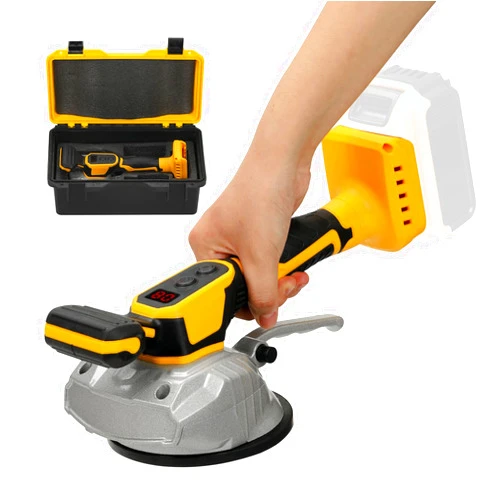 HUICCN Cordless Tile Vibration Leveling Machine for Dewalt 20V Battery, Portable Tile Vibrator Tool with 8 Adjustable Speed Digital Display for Floor Wall (Battery Not Included)