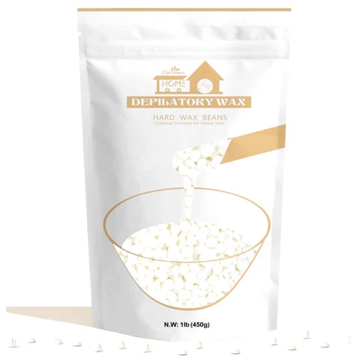 Lifestance Pearl White Waxing Beads, 1lb Unscented Coarse Hair Removal Wax Beans for Face, Eyebrow, Brazilian Bikini, Sensitive Skin at Home for Women and Men