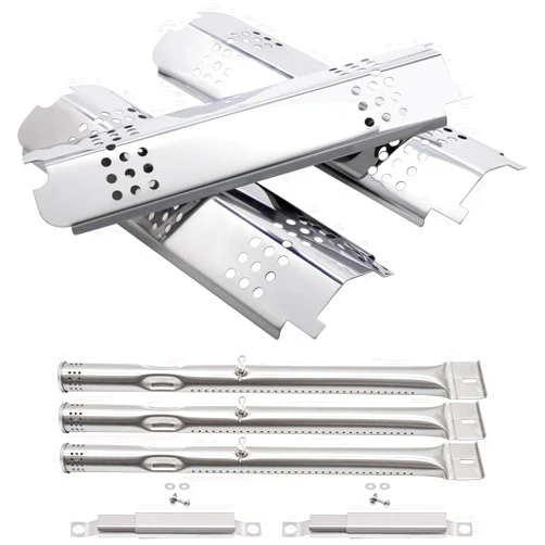 Adviace Grill Replacement Parts for Charbroil Gas2Coal 463340516 463370519 463370516 Gas 2 Coal Grill Models, G421-0500-W1 G466-2500-W1 Burner G553-0002-W1A Heat Tent G432-0078-W1 Carry Over Tube