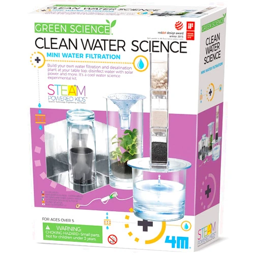 4M Clean Water Science - Climate Change, Global Warming, Lab - STEM Toys Educational Gift for Kids & Teens, Girls & Boys