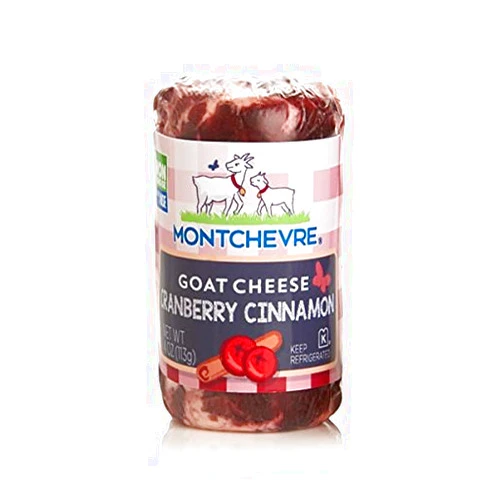 Montchevre Fresh Goat Cheese with Cranberry and Cinnamon 4 oz.
