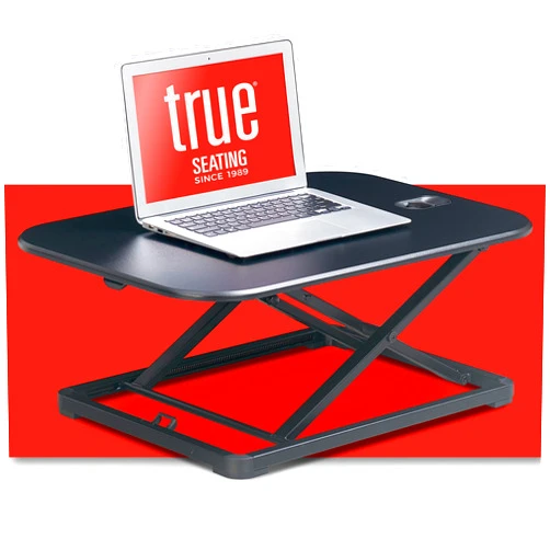 TrueSeating Ergo Height Adjustable, Small, Black