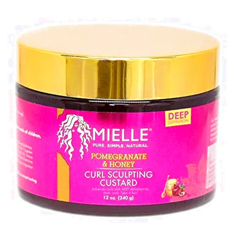 Mielle Organics Pomegranate And Honey Curling Custard 12Oz (Pack of 2)