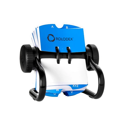 Rolodex® Open Metal Single Rotary File, 2 1/4
