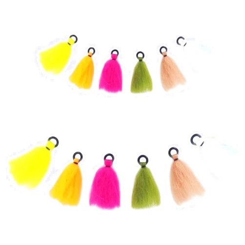Aventik Wool, Yarn, Foam Indicator Hand Tied Floating Fly Fishing Nymphs & Dry Fly Fly Fishing Foam Nymph& Dry Fly (Combo D: 6colors 12pc, Yarn Indicator)
