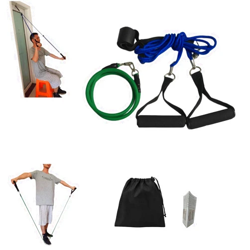 THJJSS Shoulder Pulley for Physical Therapy, Shoulder Pulley Over The Door Physical Therapy System Exercise Equipment with Resistance for Rotator Cuff Recovery Pulleys for Shoulder Rehab