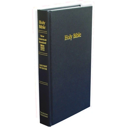 The Lockman Foundation NASB Large Print Pew Bible (Black, Hardcover Cloth)