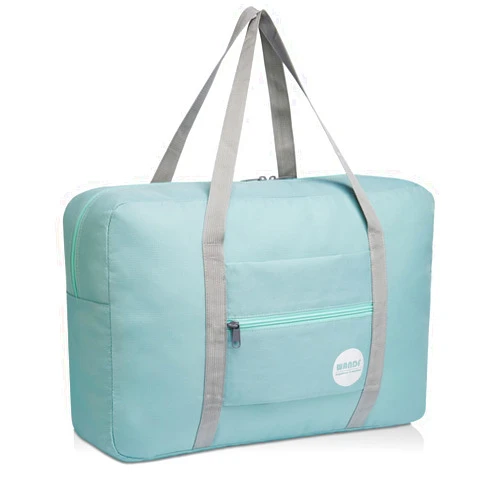 WANDF For Spirit Airlines Personal Item Bag 18x14x8 Travel Duffel Bag Underseat Foldable Carry-on Luggage for Women