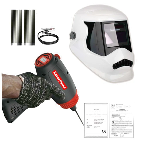 Koverflame Advanced Portable Welder, 220V Handheld Arc Machine, Electric Welding Kit with Efficient Cooling & LED Display
