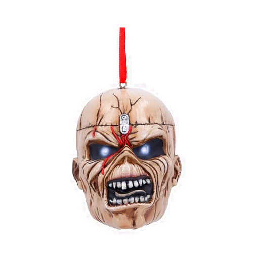 Nemesis Now Iron Maiden Trooper Eddie Hanging Ornament 7.5cm, Resin, Beige, Officially Licensed Iron Maiden Merchandise, Iron Maiden Collectible, Cast in The Finest Resin, Expertly Hand-Painted