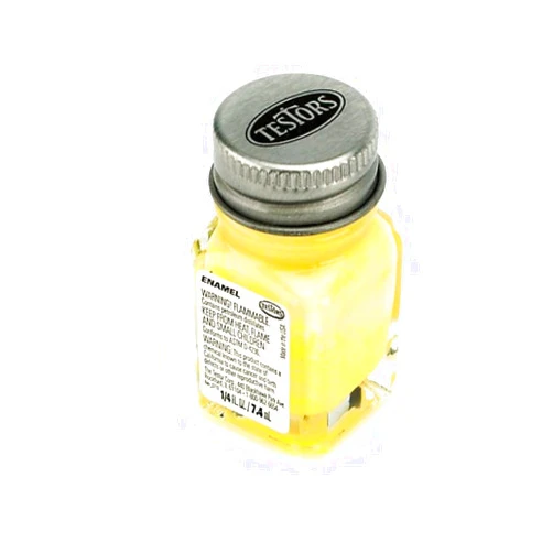 Testors Enamel 1/4 Oz Bottle Light Yellow
