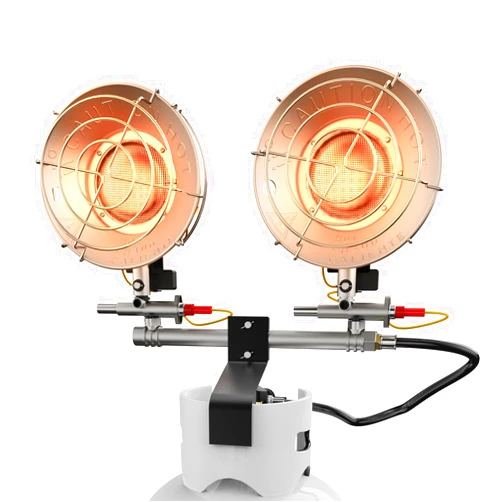 AgiiMan Propane Heater - 30000 BTU Portable Tent Heater, Camping Gas Heater and Stove, Patio Heaters with Shut-off Valve and Tip-over Switch for Outdoor/Indoor Ice Fishing Hiking (Tanks Not Included)