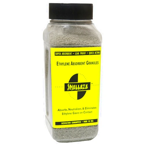 SMELLEZE Natural Ethylene Gas Absorbent Granules - 1 mm: 2 lb. Bottle