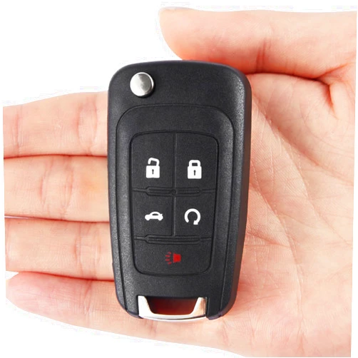 HelloAuto Entry Remote Flip Car Key Fob Keyless Replacement for Chevy 2011-2015 Chevy Cruze/2010-2016 Chevy Camaro/2010-2019 Chevy Equinox/2010-2019 GMC Terrain(OHT01060512 3-btn)