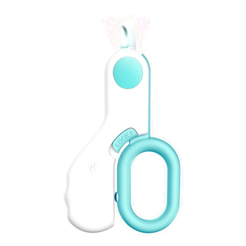 DUCINO Pet Dog Cat Nail Clippers, Dog Nail Trimmers for Small Animals with LED Lights, Professional Beauty Care Tools, Avoid Excessive Cutting, Suitable for Tiny Dog Cat Rabbit Bird Puppy Kitten (Blue)