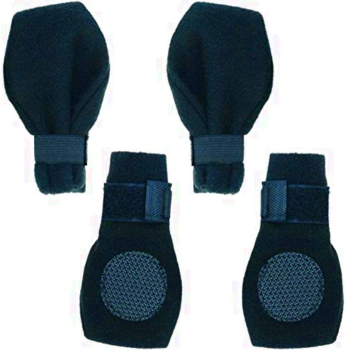 GENERIC Fahion Pet Arctic Fleece Dog Boots - Black
