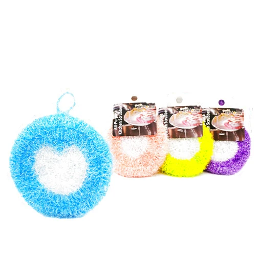 It's Senah New [Set of 4] Hand Crochet Non-Scratch Dish Scrubber| Double Layered Durable Dish Cloth| 4X Fast Dry, No-Odor Cleaning Sponge| 100% Recyclable Eco-Friendly Dish Net Brush