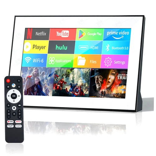 FancyAug Portable TV,Small TV with Touchscreen LCD Monitor,Built in Apps,Support SD,WiFi,Bluetooth,USB, HDMI Input,Mini Smart TV Design for Home, Kitchen, RV, and Travel Use