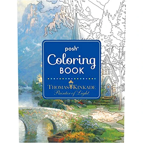 Thomas Kinkade Posh Adult Coloring Book: Thomas Kinkade Designs for Inspiration & Relaxation (Volume 14) (Posh Coloring Books)