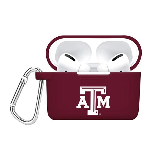 AFFINITY BANDS Texas A&M Aggies Silicone Case Cover Compatible with Apple AirPods Pro (Maroon)