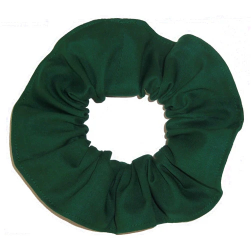 Scrunchies by Sherry Handmade Item Hunter Green Cotton Fabric Hair Scrunchie Handmade by Scrunchies by Sherry