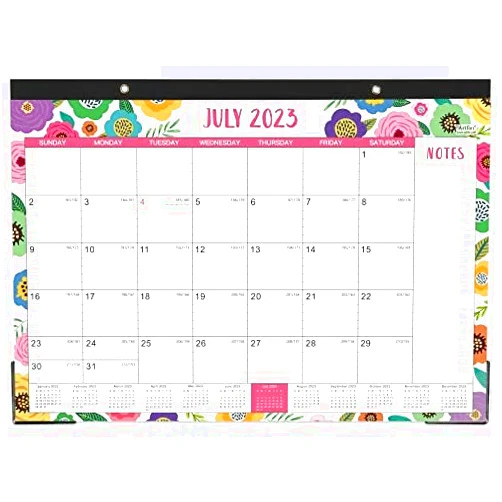 ADVELILD Kyweel 2023-2024Desk Calendar, 18 Month Desk Calendar/Wall Calendar Combo, 22