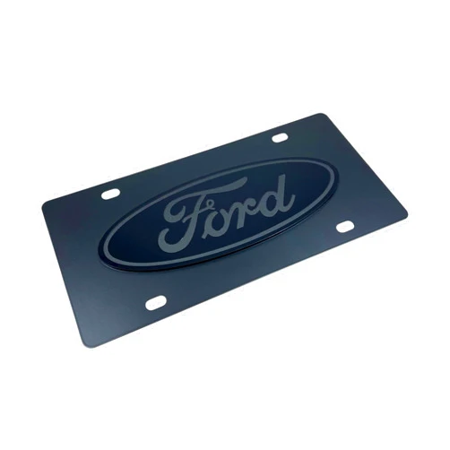 Eurosport Daytona- Compatible with - Ford - Carbon Steel License Plate