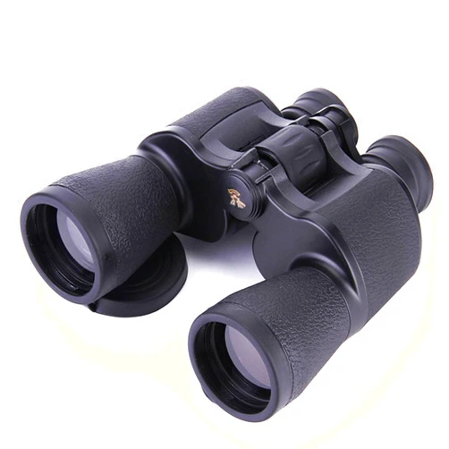 Pulaisen 10x Low-Light Vision Waterproof Binoculars for Birds Watching Climbing Outdoor Sightseeing Sport Game Concerts Military, Black
